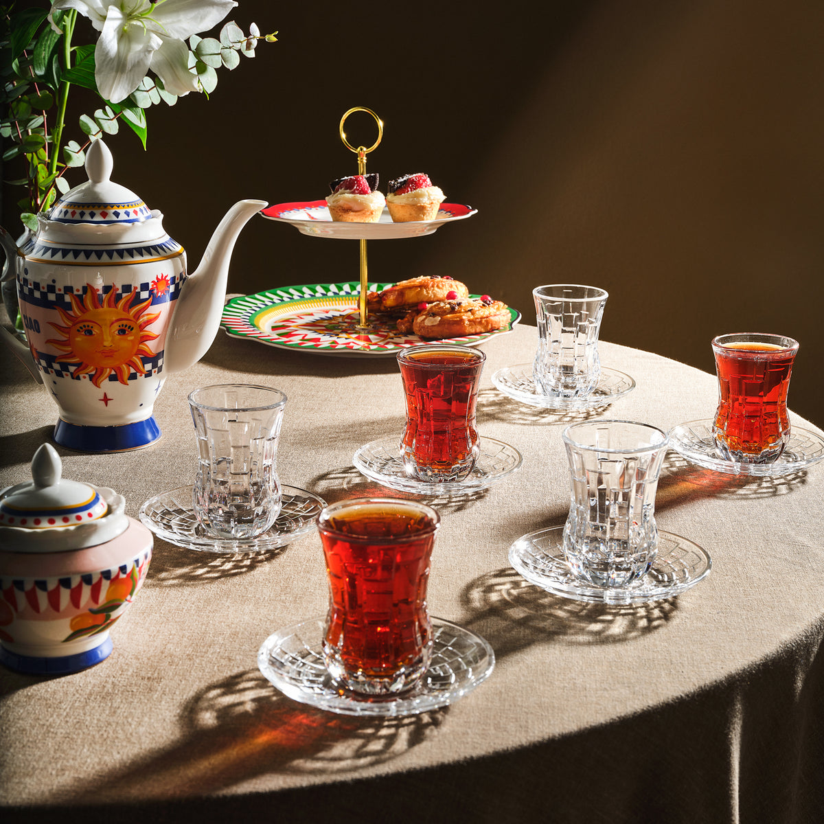 Rcr Etna 6'lı Çay Bardağı Takımı 140 ml