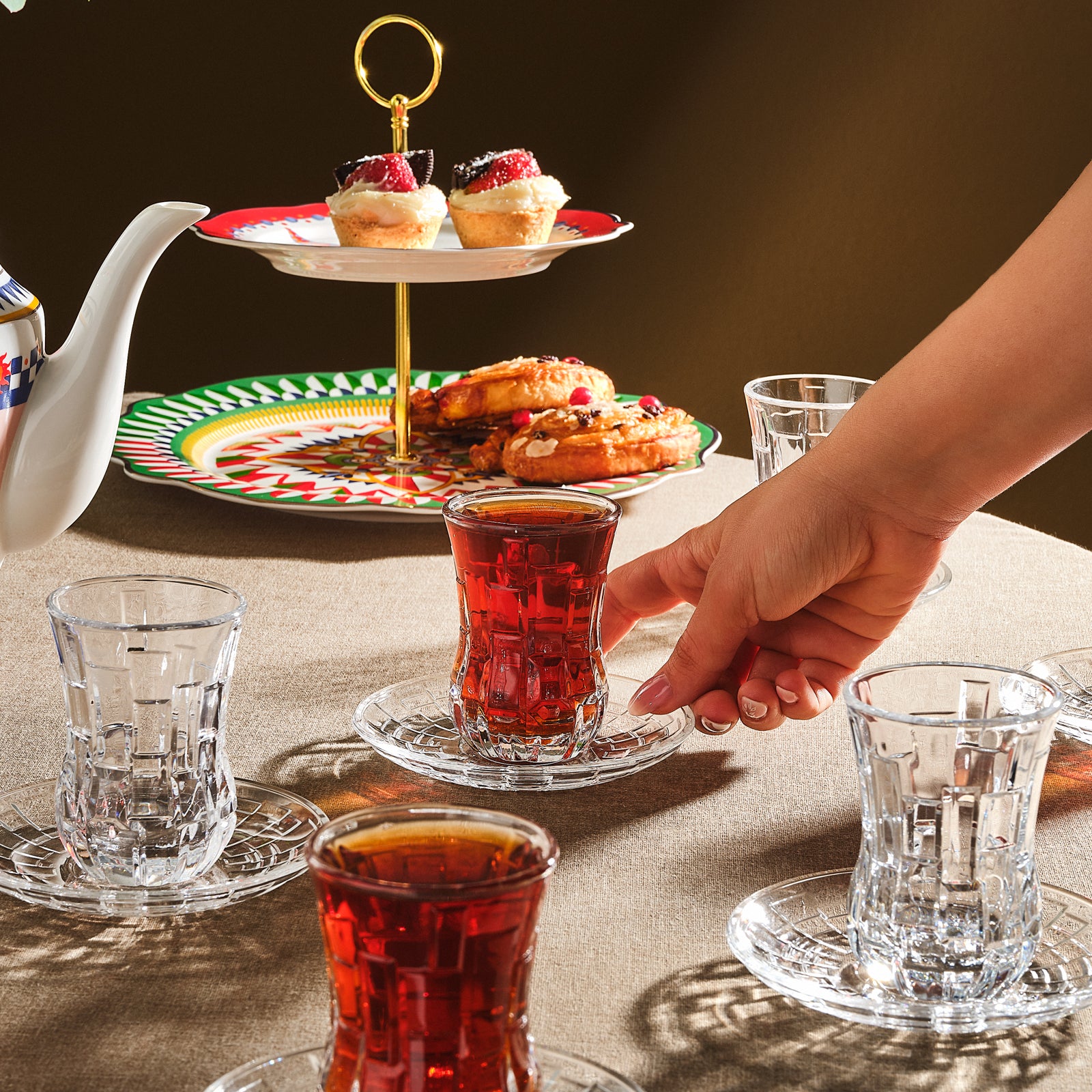 Rcr Etna 12'li Çay Bardağı Takımı 140 ml
