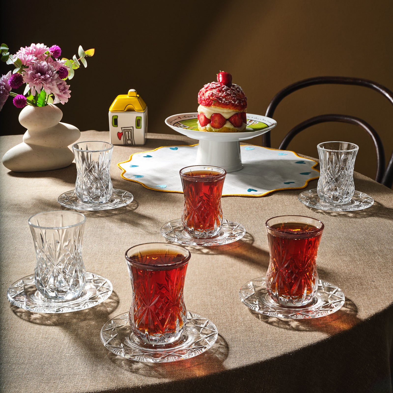 Rcr Melodia 12'li Çay Bardağı Takımı 140 ml