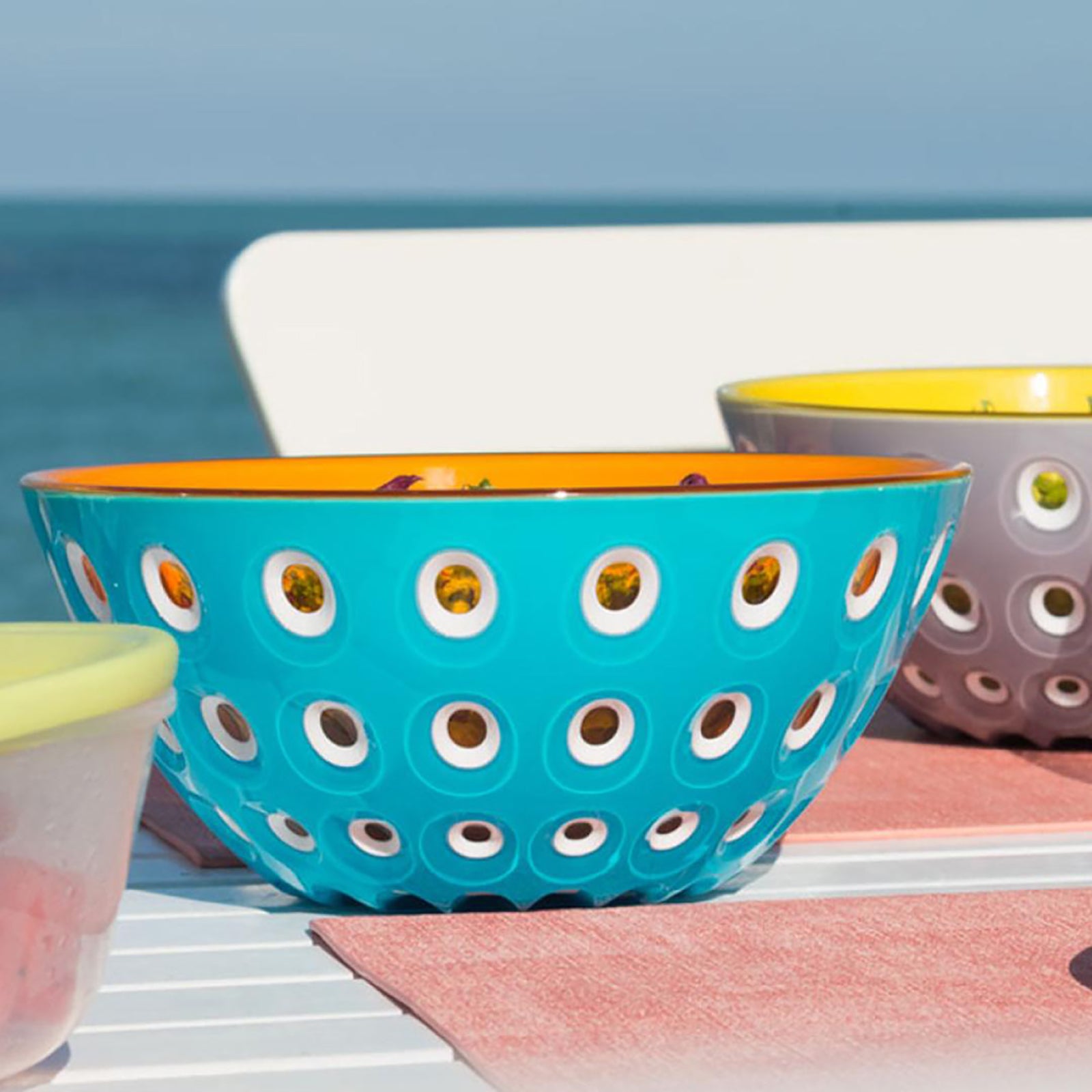 Guzzini Le Murrine Kase Mavi Turuncu 25 cm | Jumbo