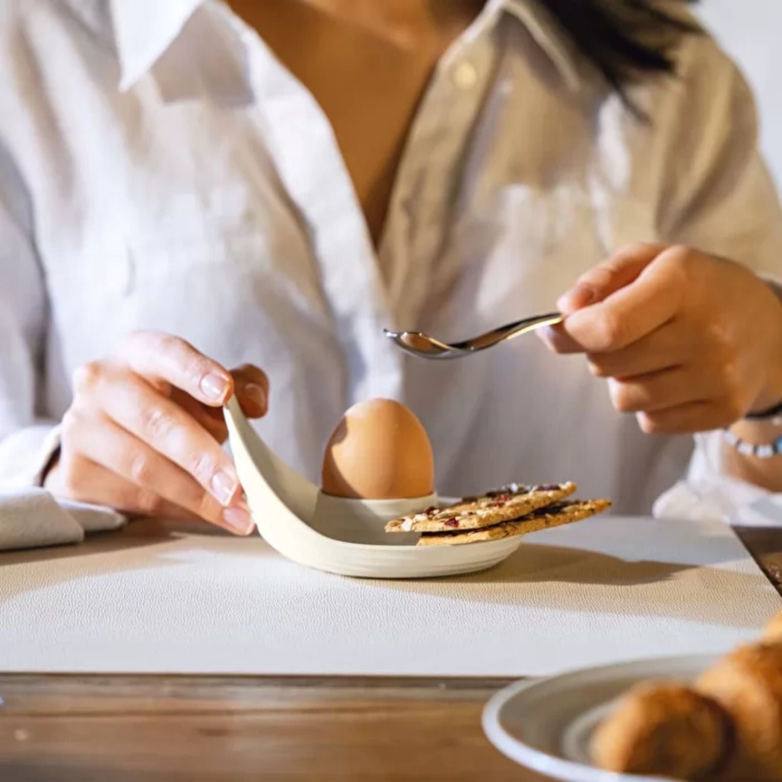 Guzzini Tierra 2'li Kahverengi Yumurta Kabı