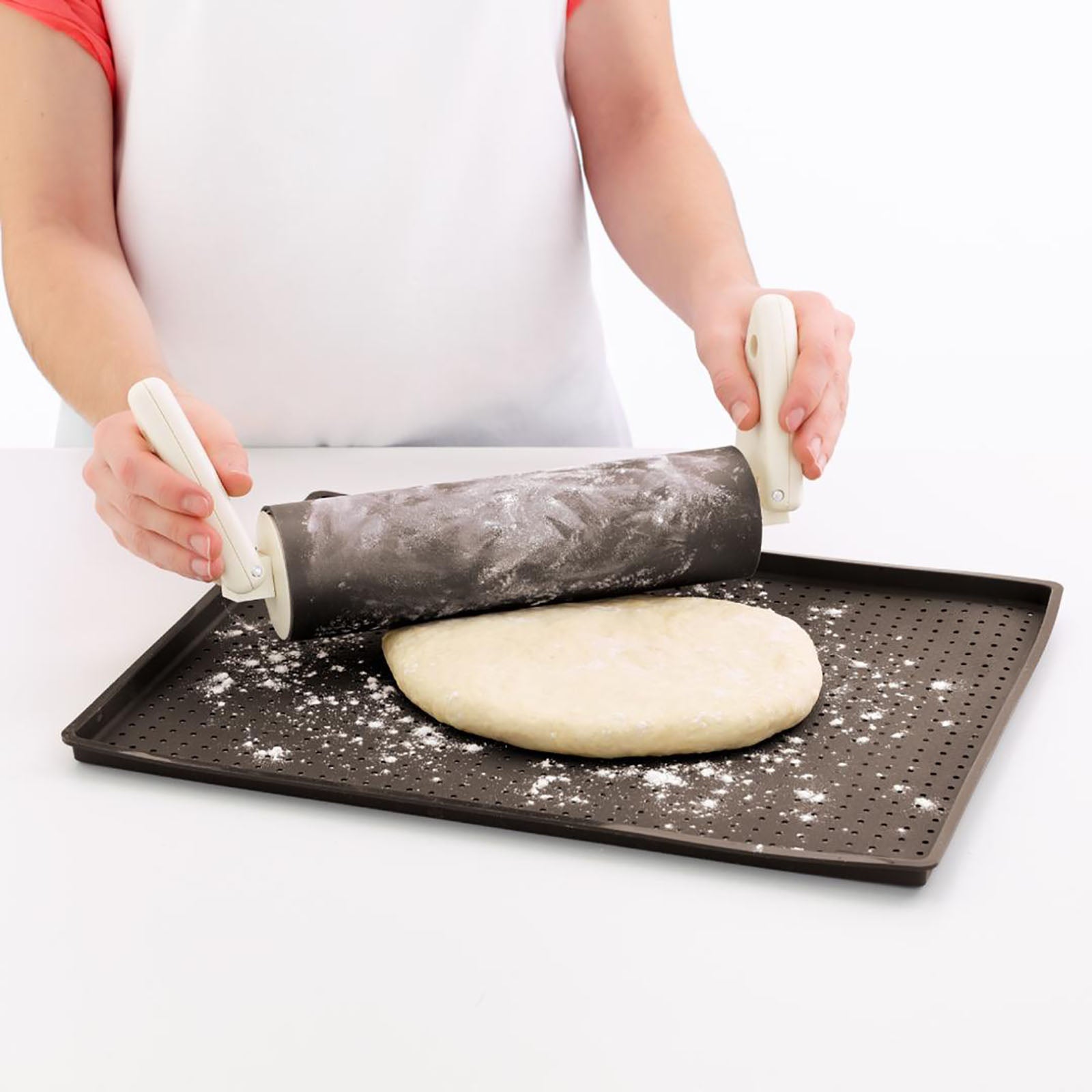 Lekue Kahverengi Pizza Matı