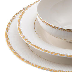 Jumbo Lineda Gold 55 Parça 12 Kişilik Yemek Takımı