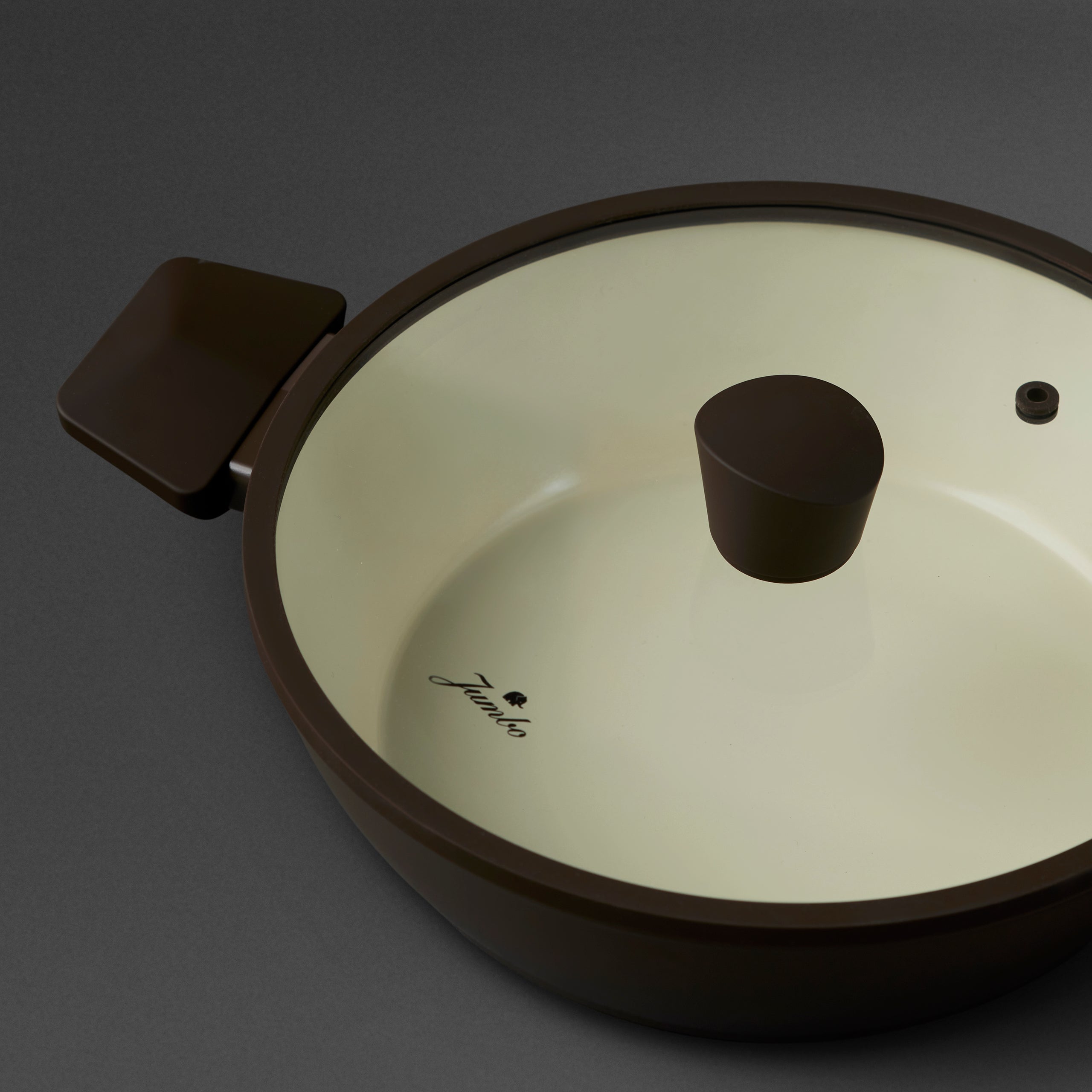 Jumbo Swiss Crystal Brown 7 Parça İndüksiyon Tabanlı Tencere Seti