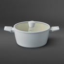 Jumbo Swiss Crystal Light Grey Derin Tencere 24 cm