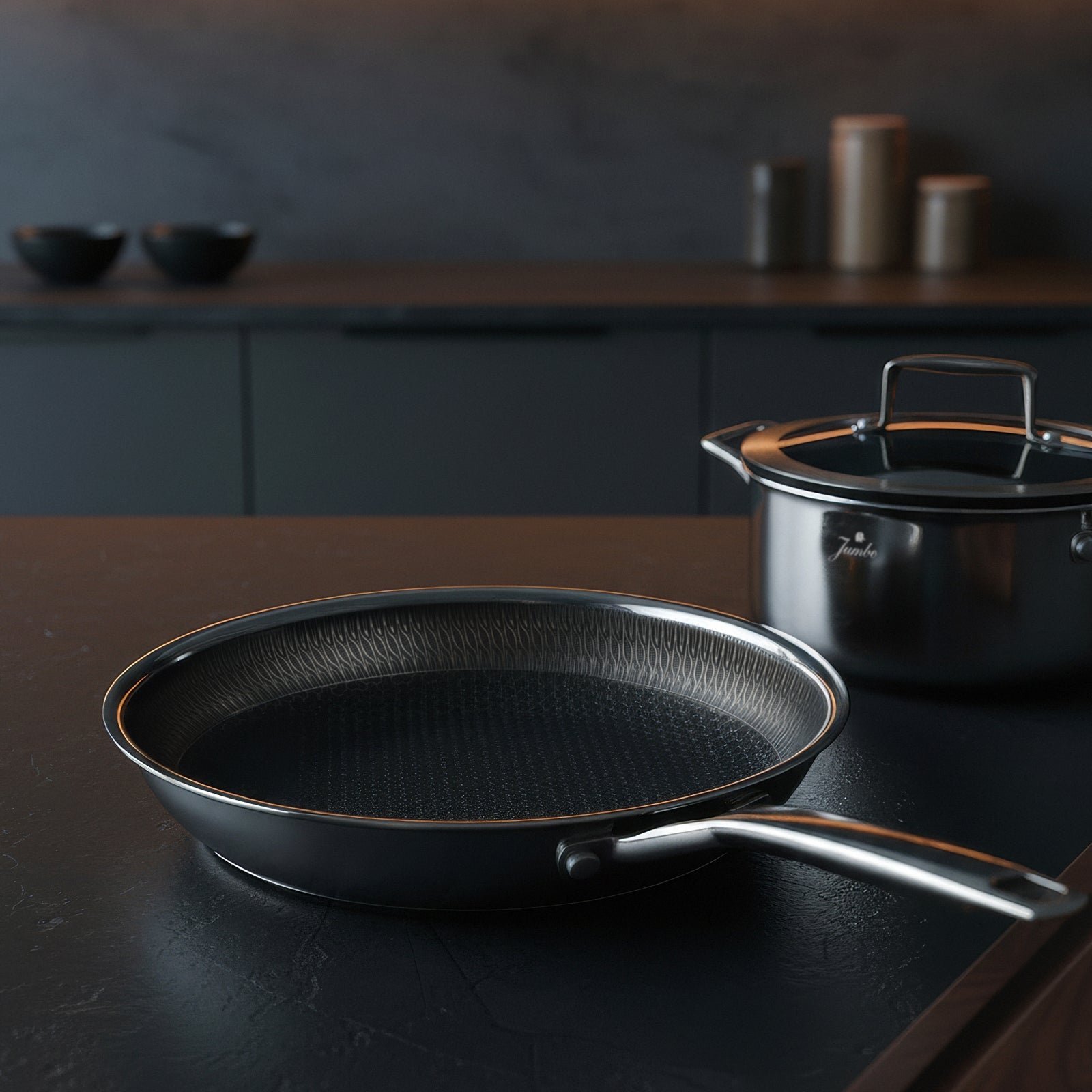 Jumbo Breda 3PLY 7 Parça Çelik Tencere Seti