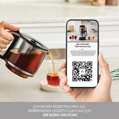 Karaca Çaysever Robotea Pro Çay Makinesi Rosegold & 2 Adet Mug