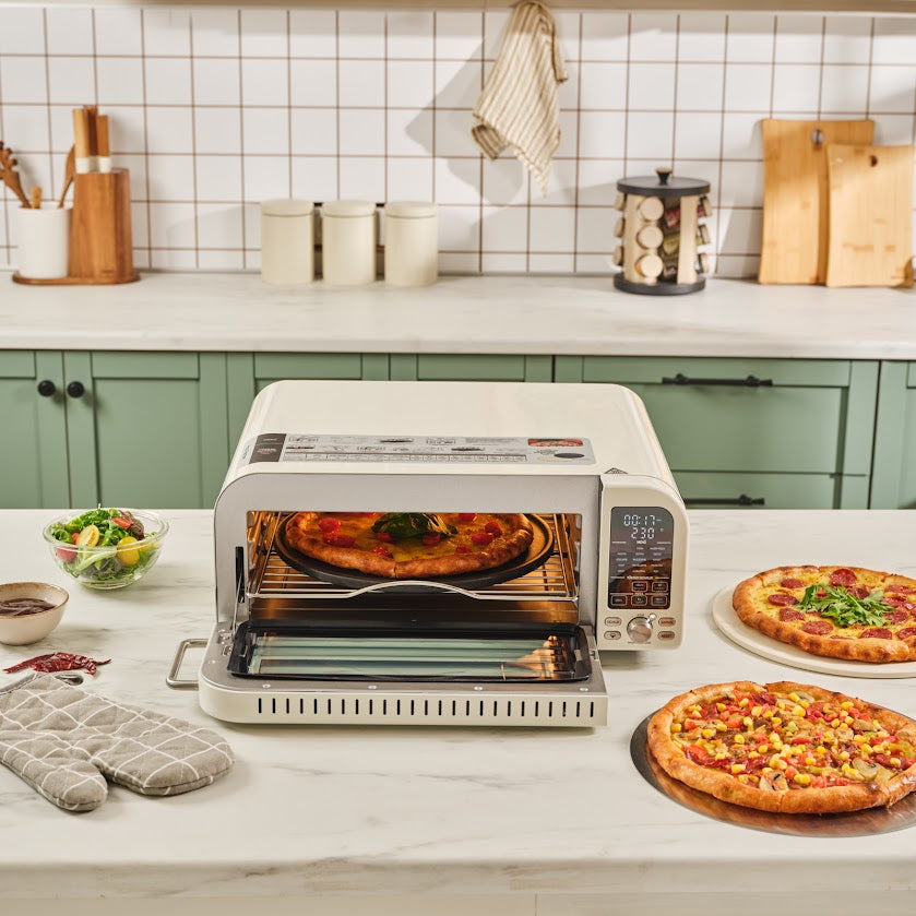 Karaca Vintage Craft Pizza Makinesi ve Airfryer Cream | Jumbo