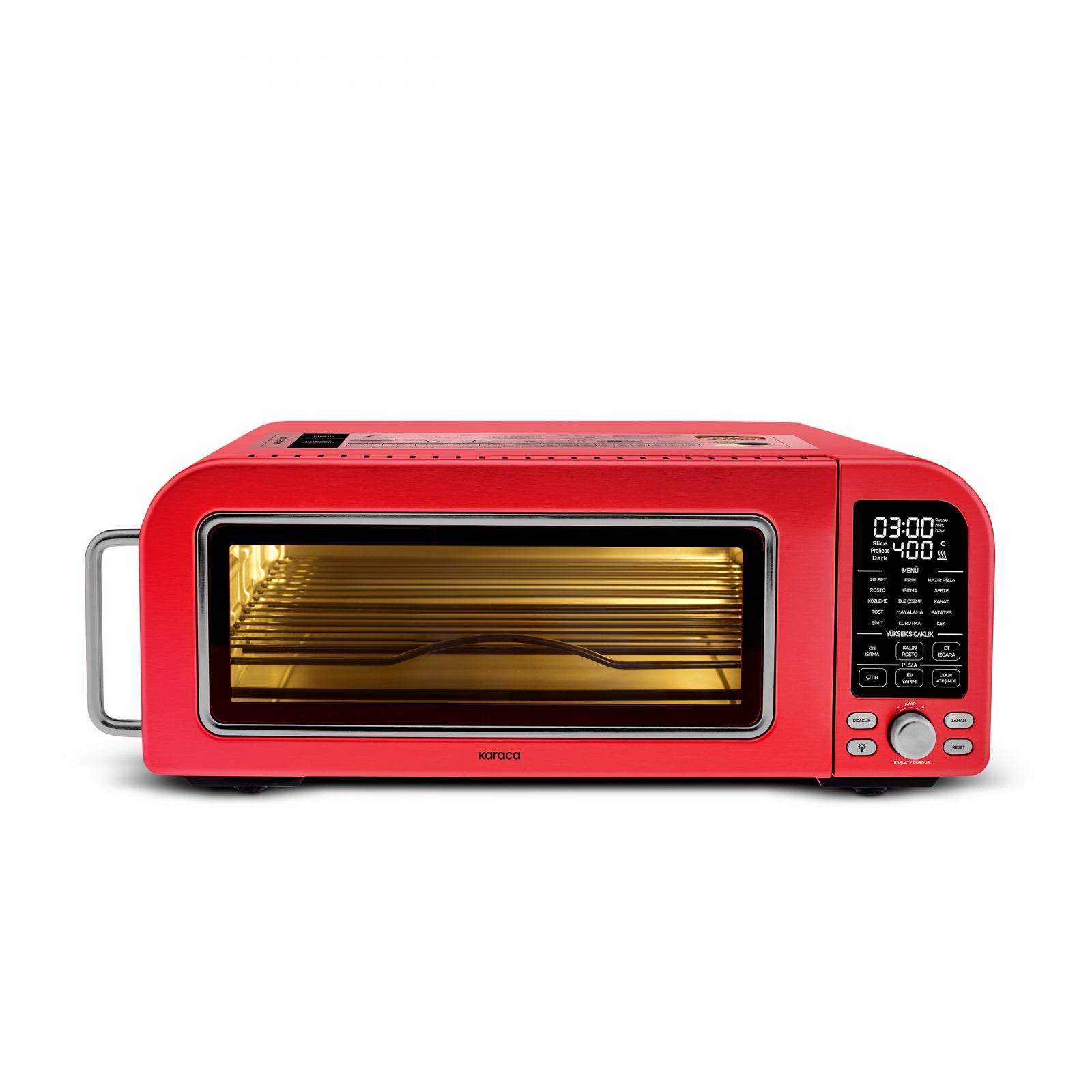 Karaca Multicrust Artisan Retro Pizza Makinesi ve Airfryer