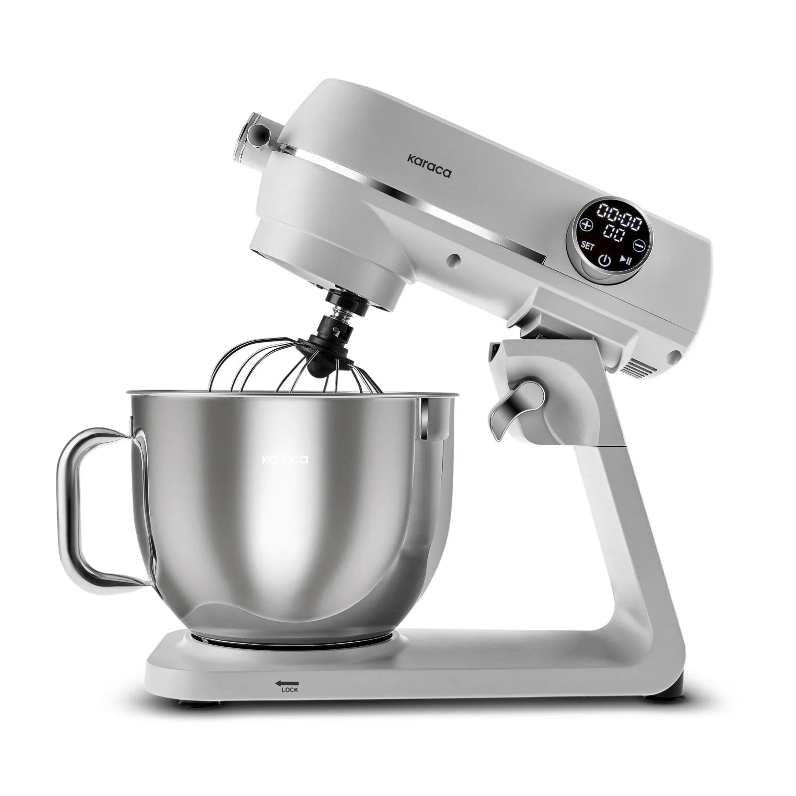 Karaca Multichef Artisan Digital Ekran Döküm Stand Mikser Silver