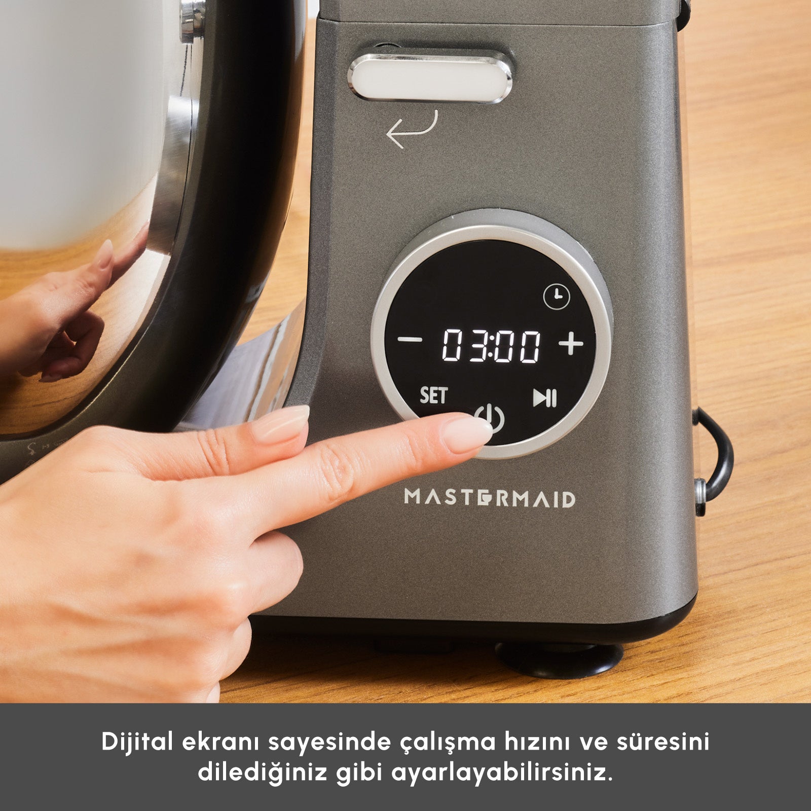 Karaca Mastermaid Chef Ultra D2000W Dijital Ekranlı Hamur Yoğurma