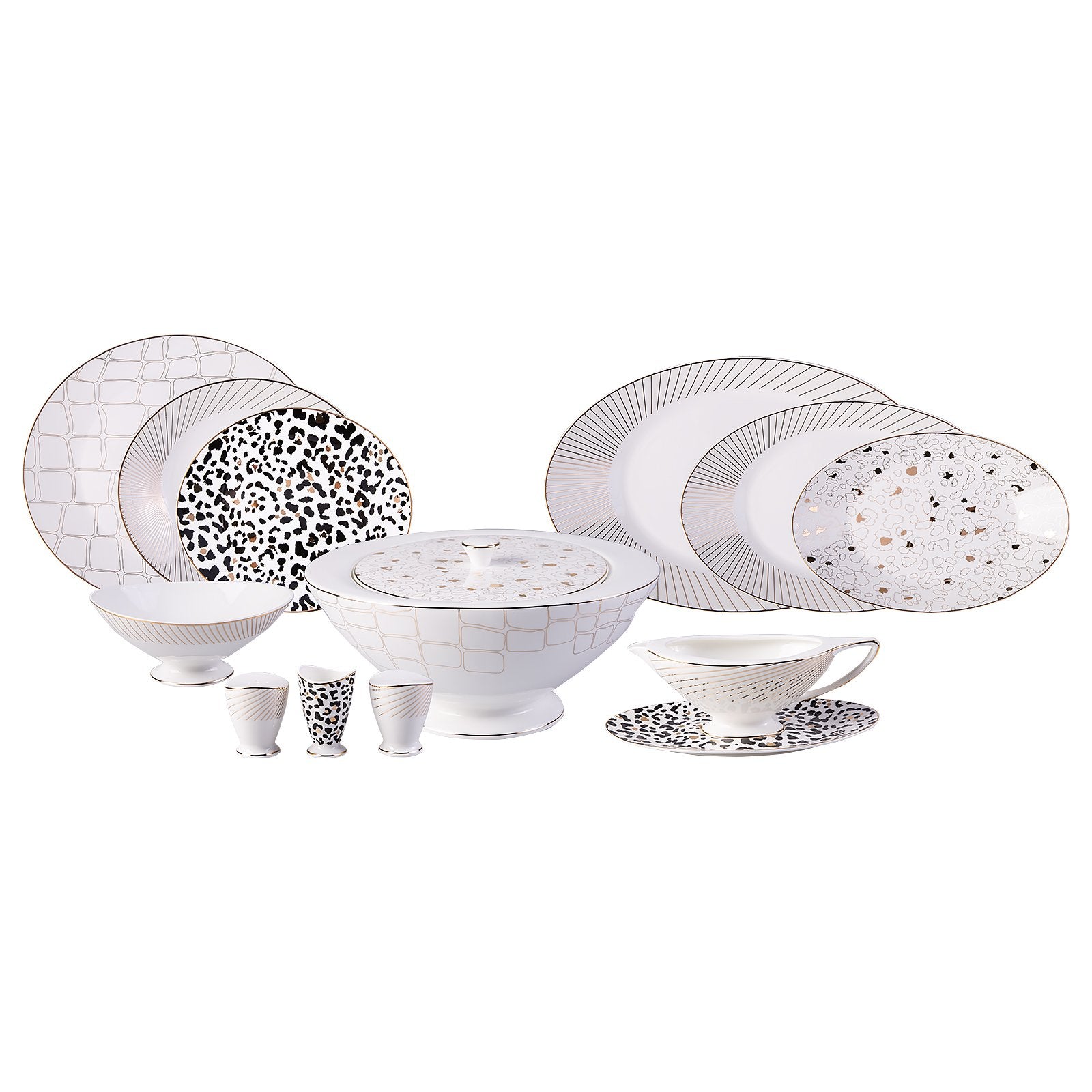 Jumbo Safari 64 Parça 12 Kişilik Yemek Takımı | Jumbo