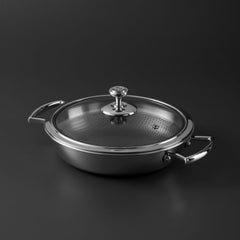 Jumbo Gourmet 3PLY 26 cm İndüksiyon Tabanlı Çelik Pilav Tenceresi