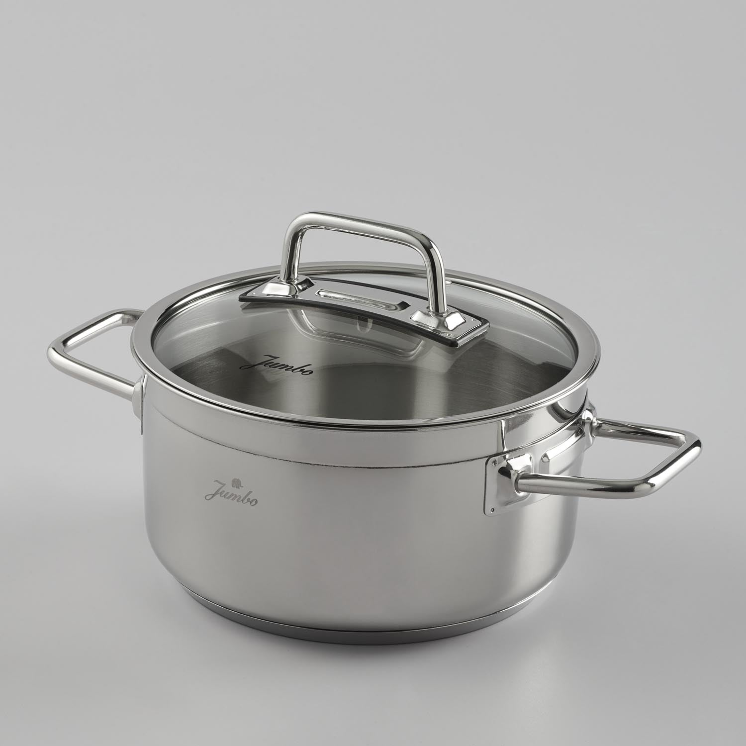 Jumbo Modena 8 Parça İndüksiyon Tabanlı Çelik Tencere Seti | Jumbo
