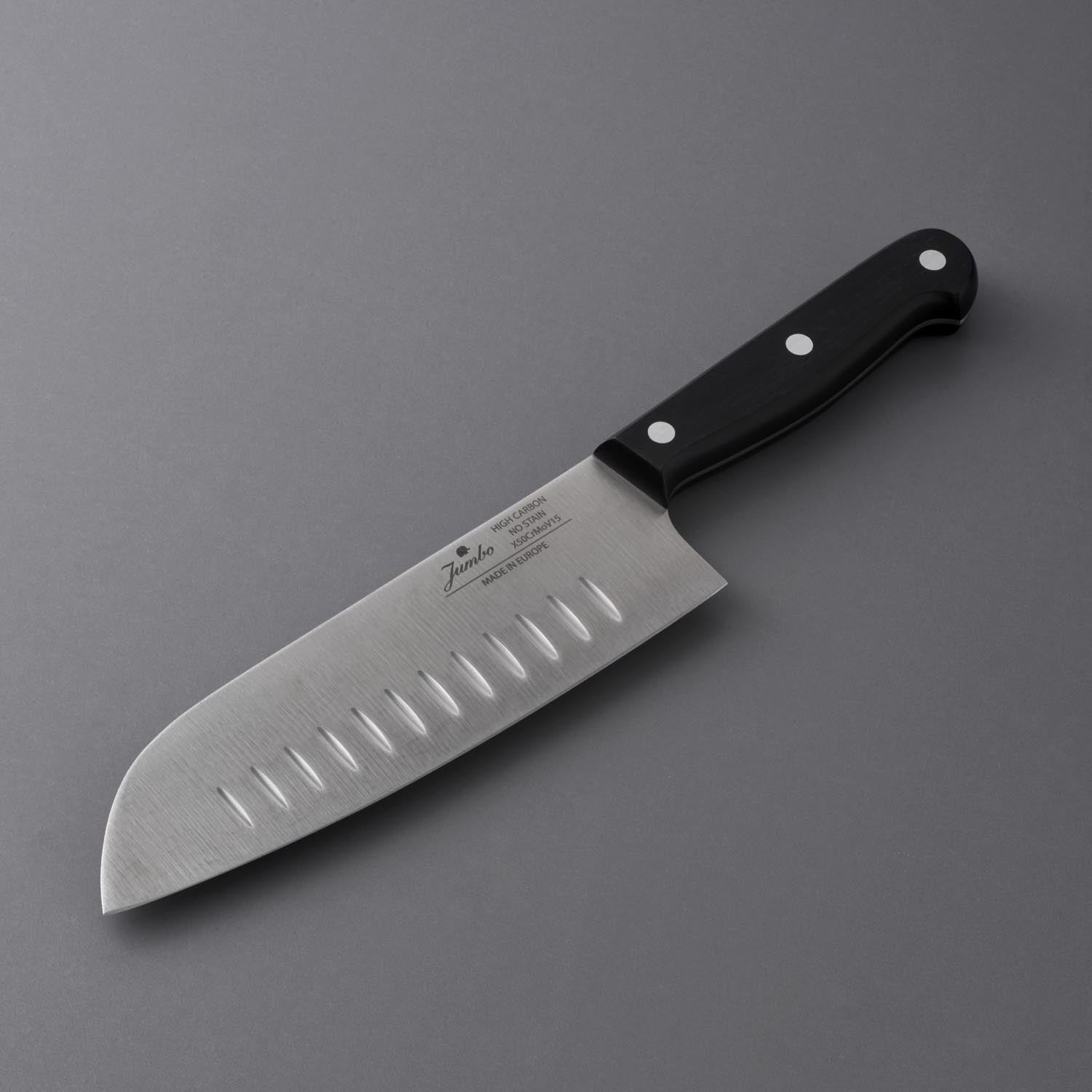 Jumbo Magic Santoku Alman Çeliği Chef Bıçağı - 18 cm | Jumbo