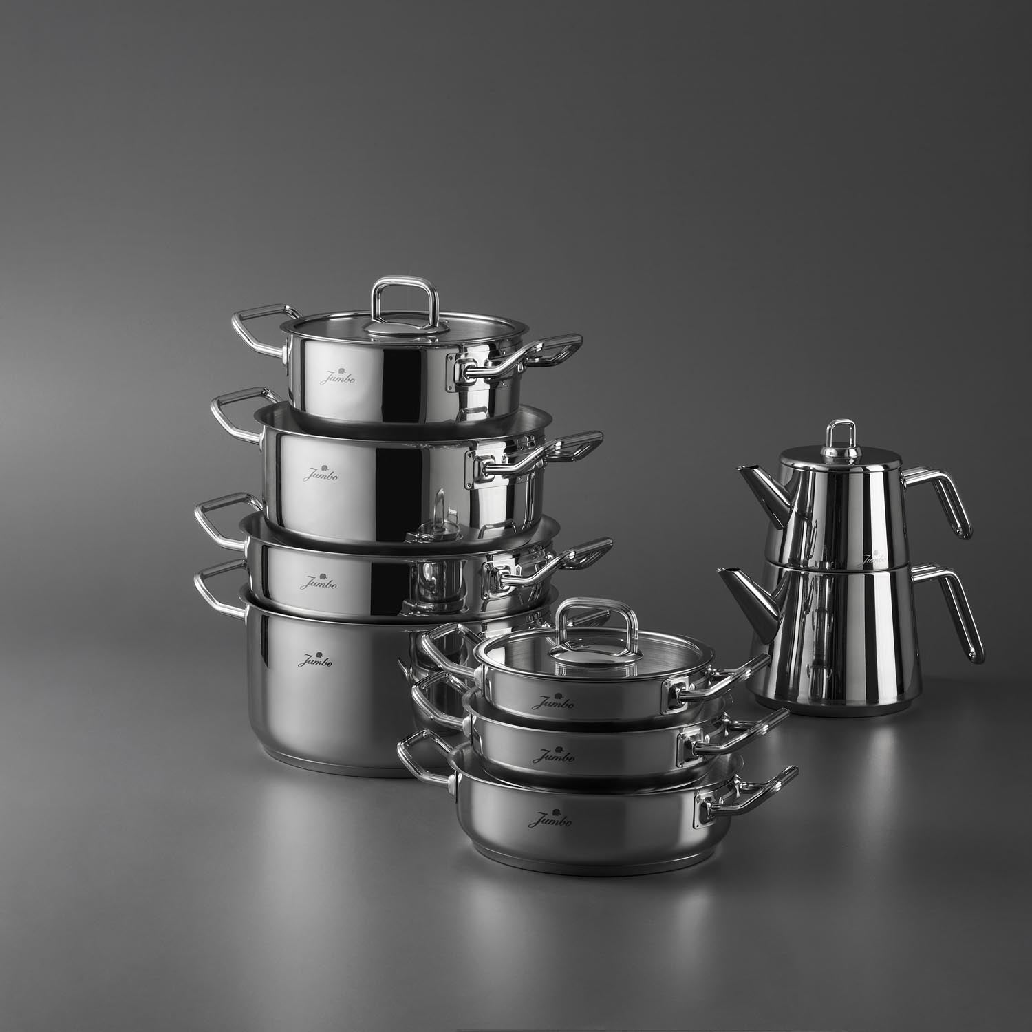 Jumbo Proshine 17 Parça İndüksiyon Tabanlı Çeyiz Seti | Jumbo