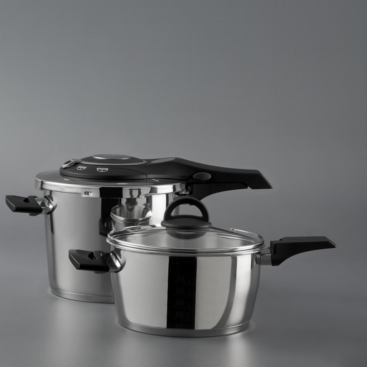 Jumbo Procook 4+6 Litre Paslanmaz Çelik Düdüklü Tencere Seti