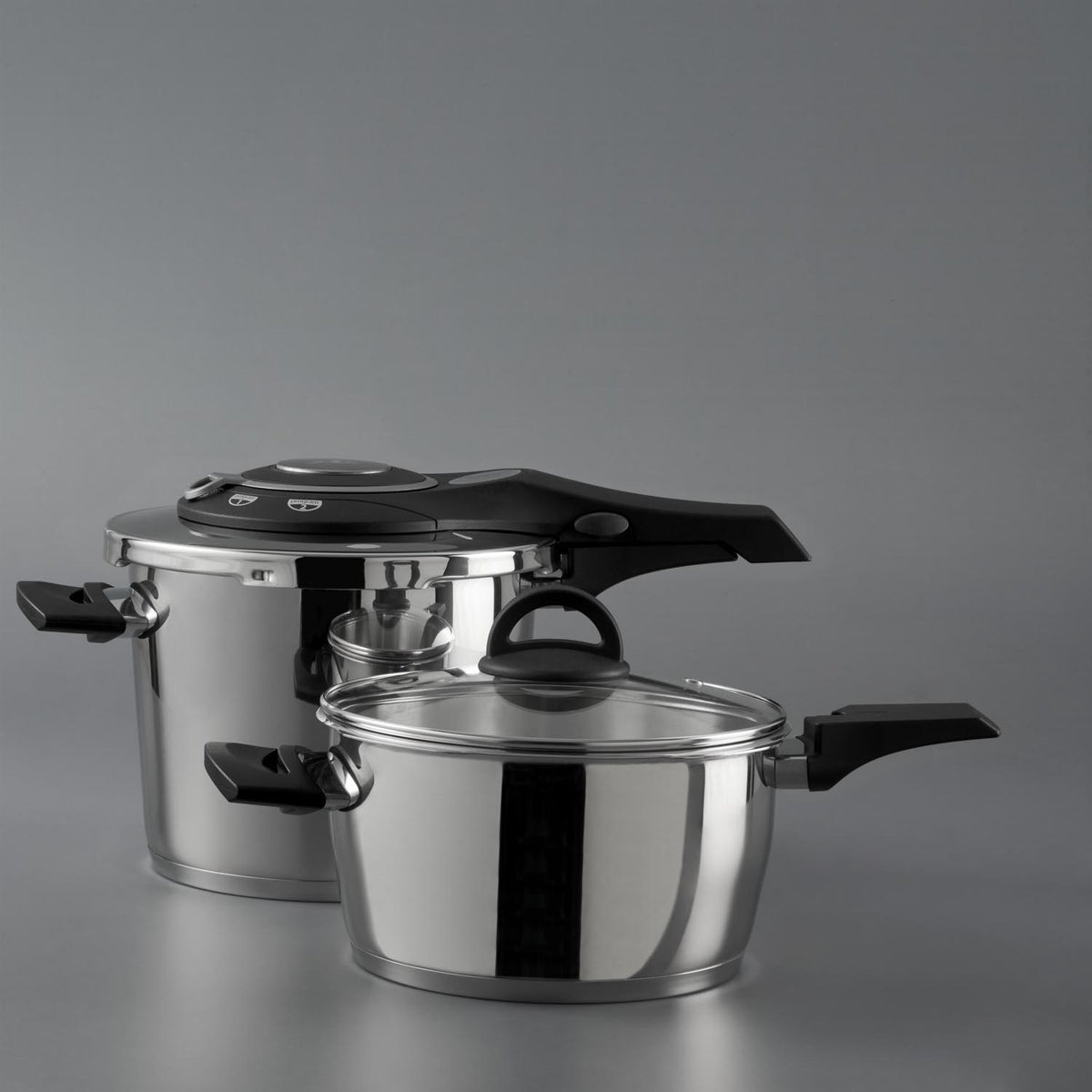 Jumbo Procook 4+6 Litre Paslanmaz Çelik Düdüklü Tencere Seti