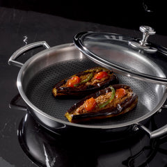 Jumbo Gourmet 3PLY İndüksiyon Tabanlı Çelik Pilav Tenceresi 24 cm