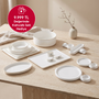 Jumbo Simple 59 Parça 12 Kişilik Yemek Takımı Gold - Spectrum Kahvaltı Takımı Hediyeli