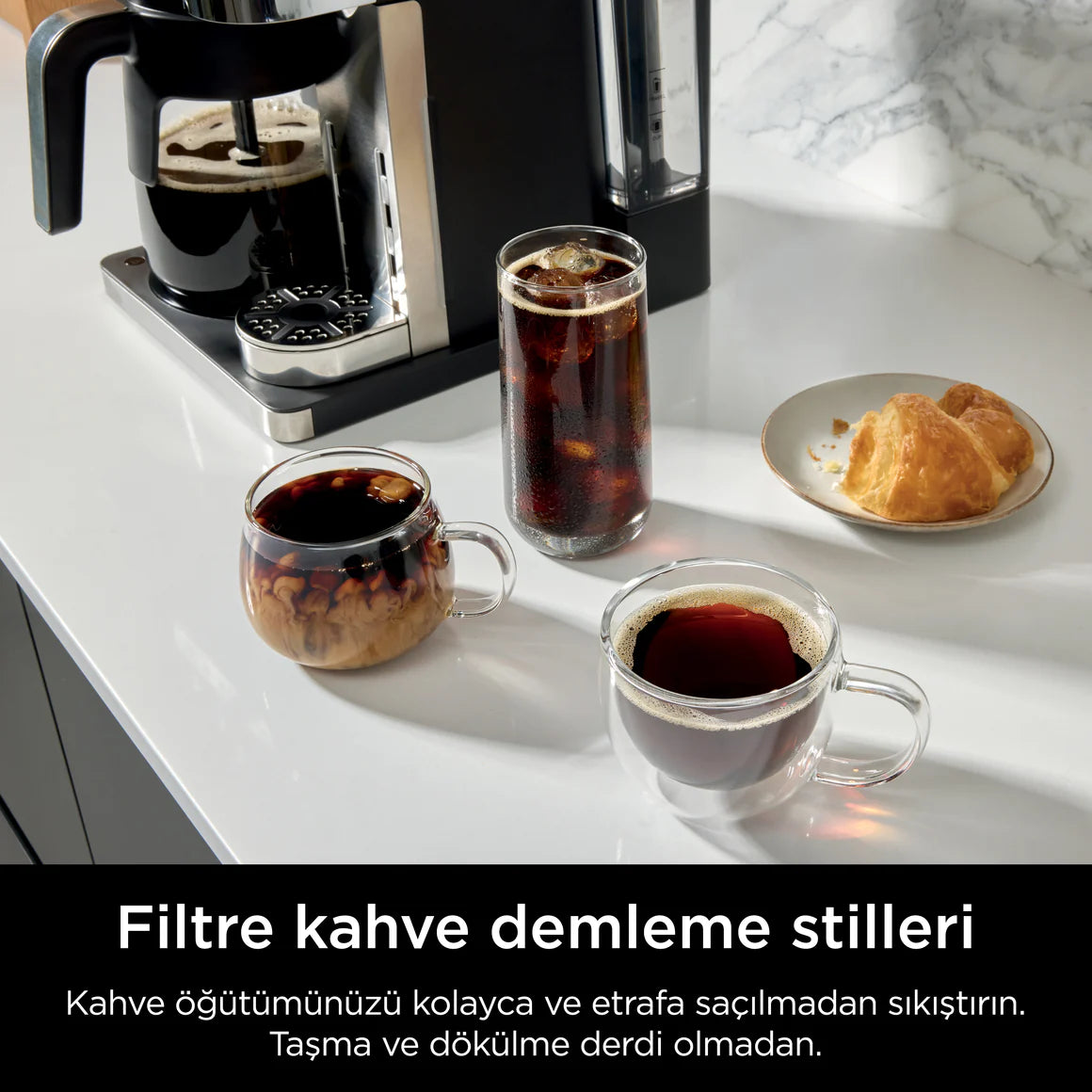 ぺー Ninja Prestige Dualbrew Filtre ve Kapsül Kahve Makinesi | Jumbo