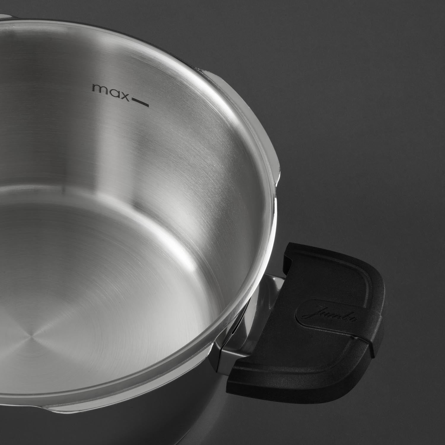 Jumbo Procook 4+6 Litre Paslanmaz Çelik Düdüklü Tencere Seti