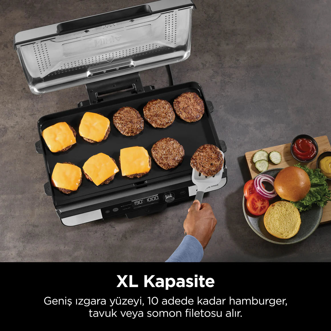 Ninja Sizzle™ Pro XL Indoor Grill, Izgara Makinesi