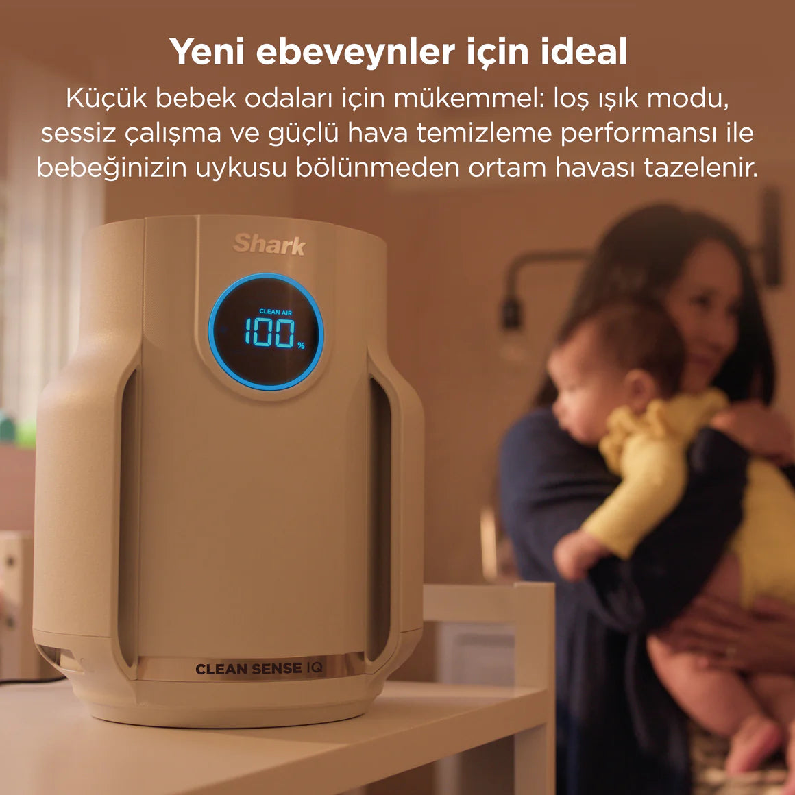 Shark NeverChange5 Compact Pro Hava Temizleyici - Beyaz HP072EUWH