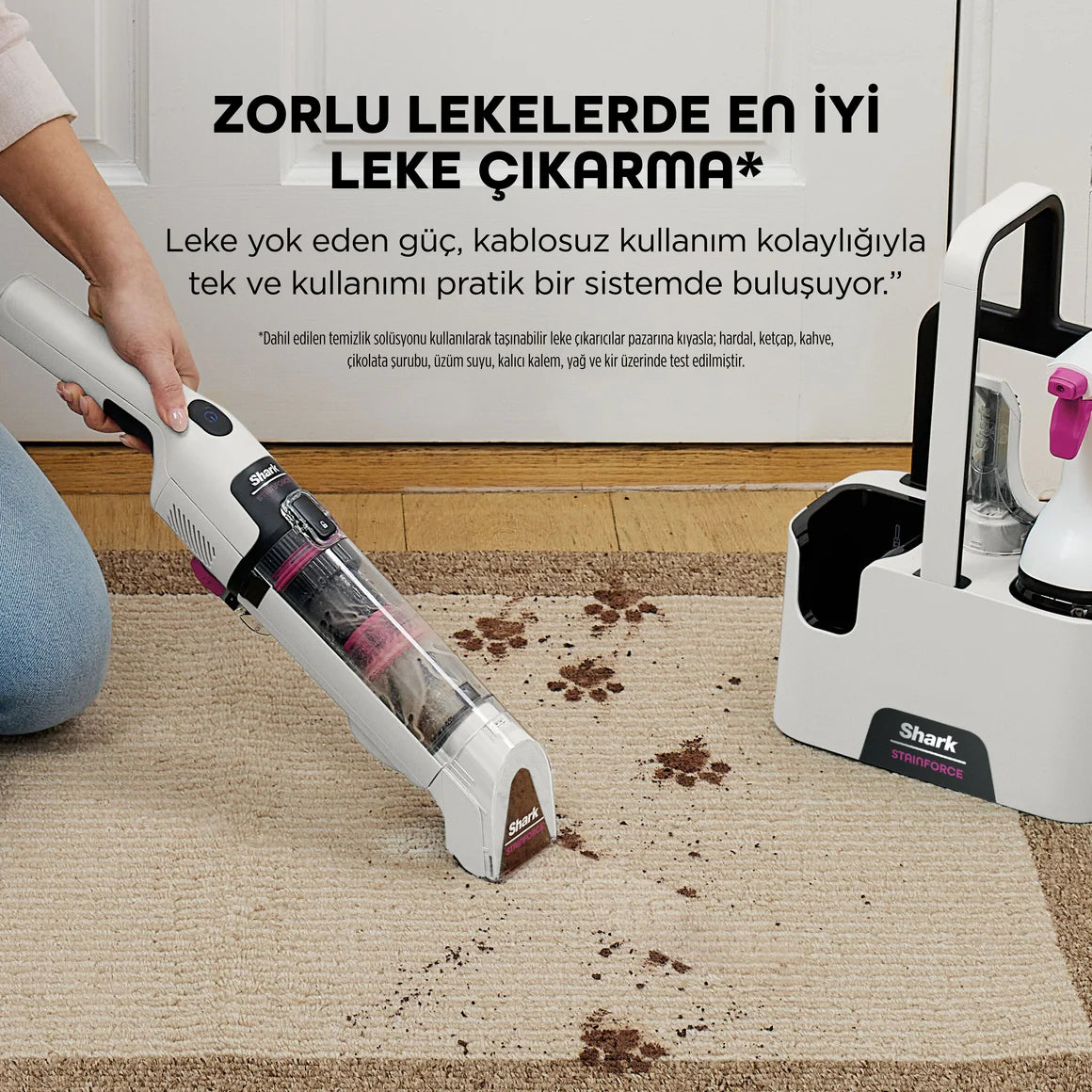 Shark StainForce Kablosuz Leke Çıkarma Makinesi