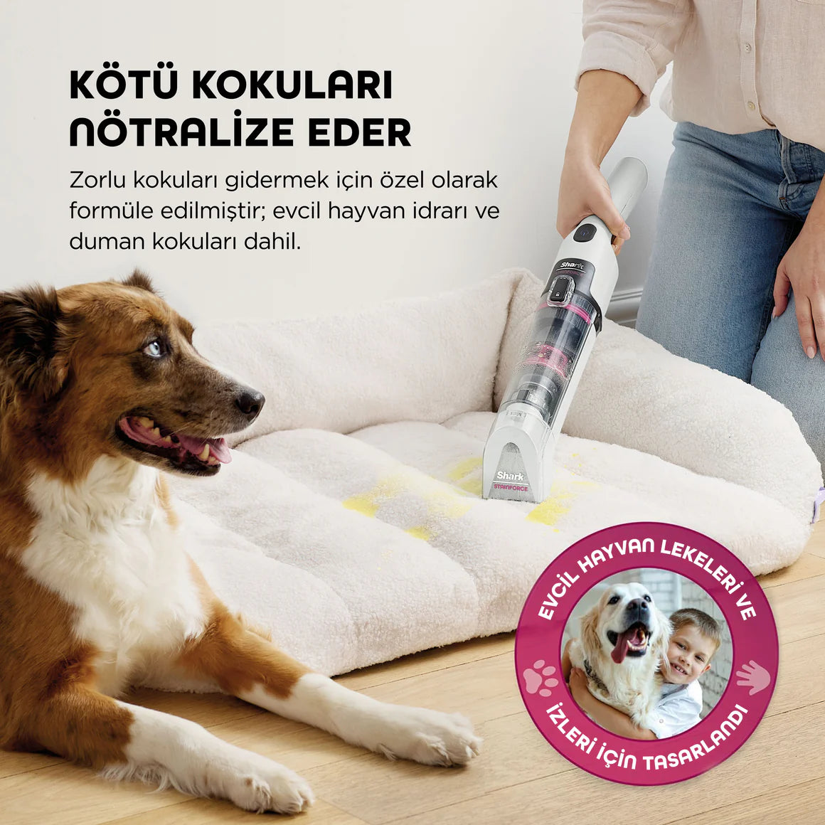 Shark StainForce Kablosuz Leke Çıkarma Makinesi
