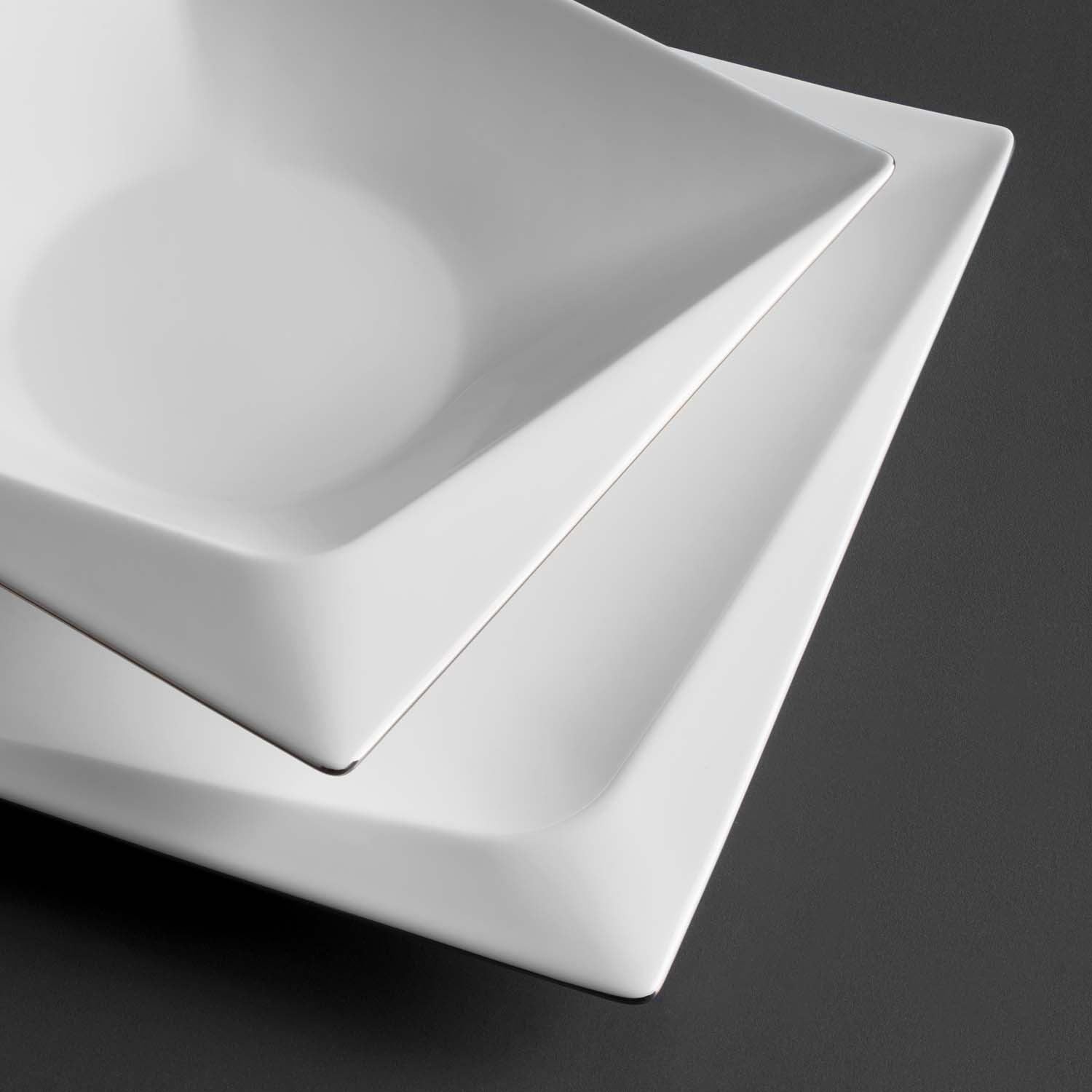 Jumbo Fold Platin 58 Parça 12 Kişilik Yemek Takımı