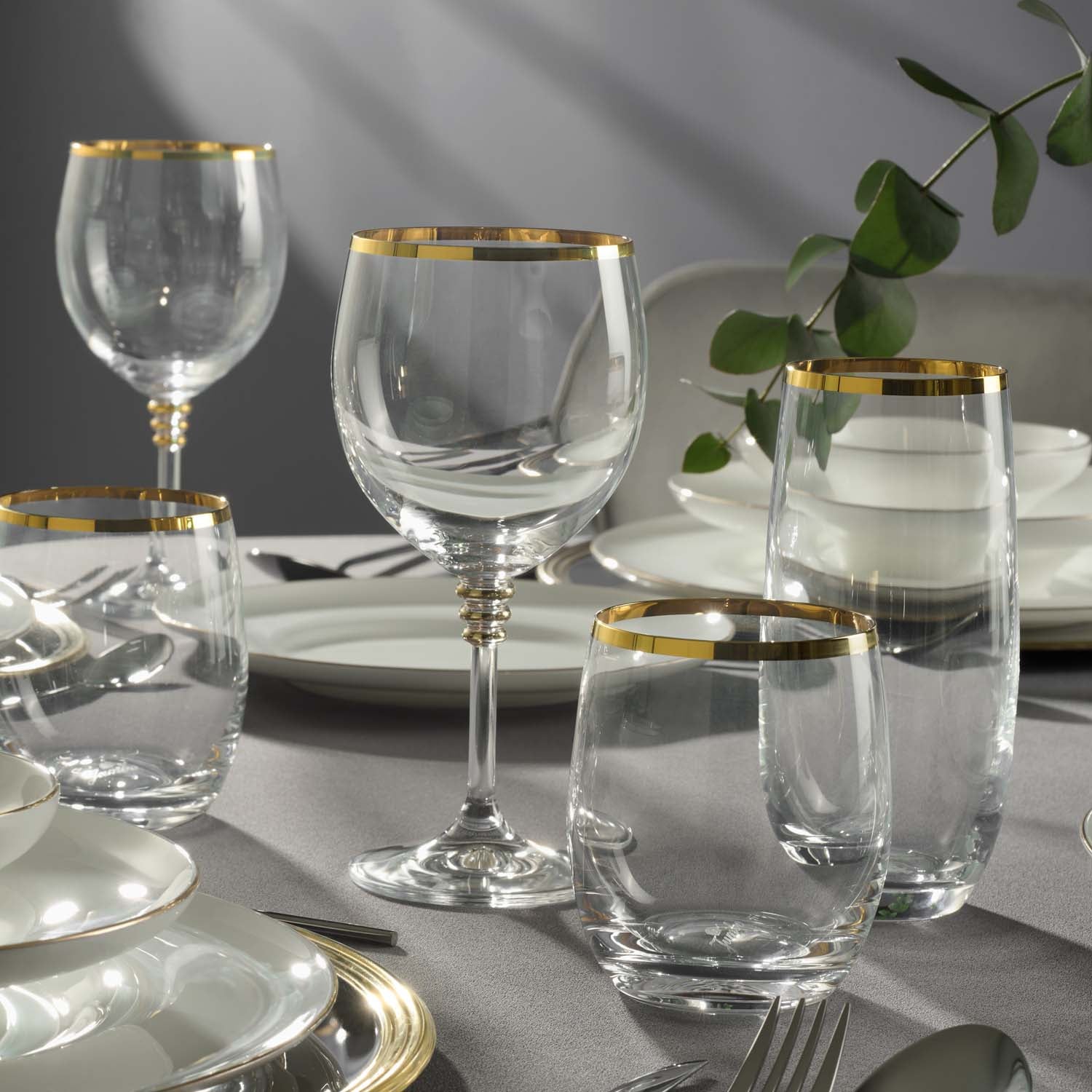Jumbo Olivia Gold 6'lı Su Bardağı
