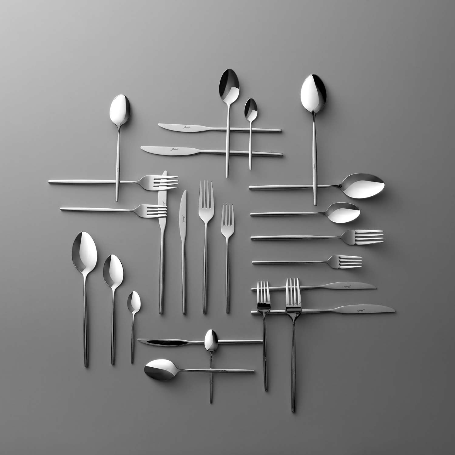 Jumbo 5900 Infinity 12 Kişilik 84 Parça Çatal Kaşık Bıçak Takımı