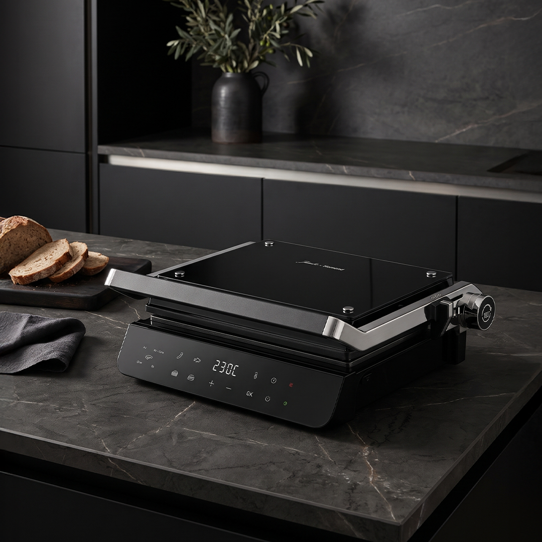 Jumbo x Homend Grillant 1343H Konuşan Tost Makinesi Siyah