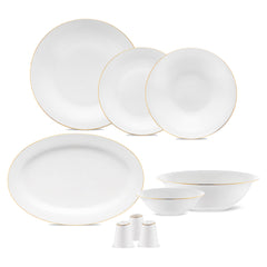 Jumbo Merlem 55 Parça 12 Kişilik Yemek Takımı Gold