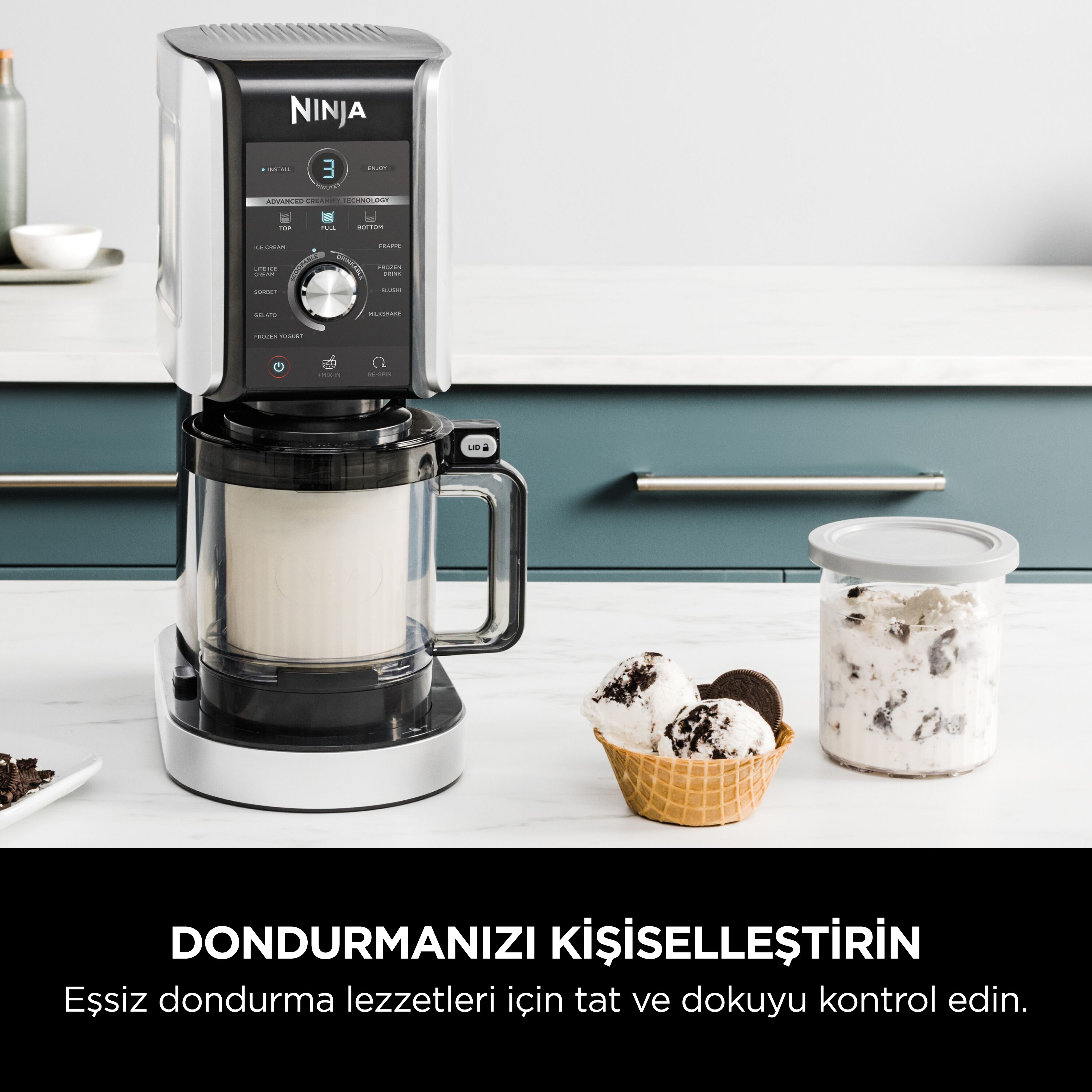 Ninja® Creami® Deluxe 10 in 1 Dondurma ve Frozen Makinesi