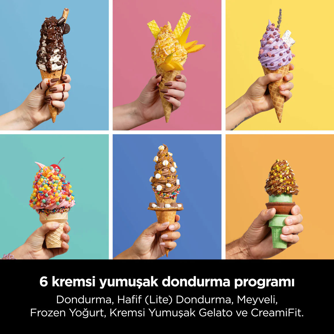 Ninja Swirl by CREAMi 13-in-1 Soft Serve & Dondurma Makinesi NC701EU