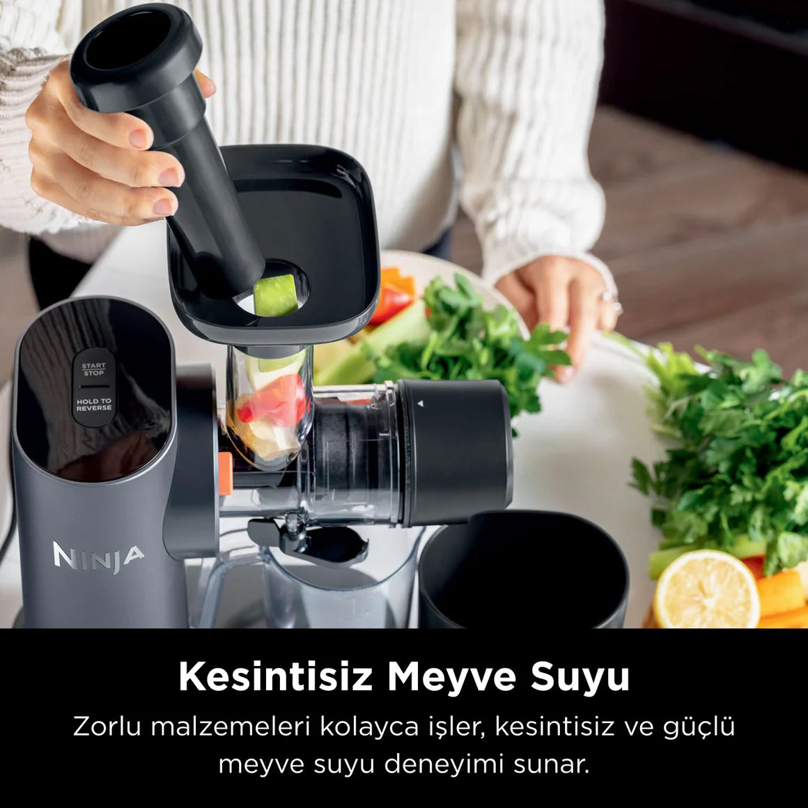 Ninja Cold Press Juicer - Katı Meyve Sıkacağı JC151EU | Jumbo