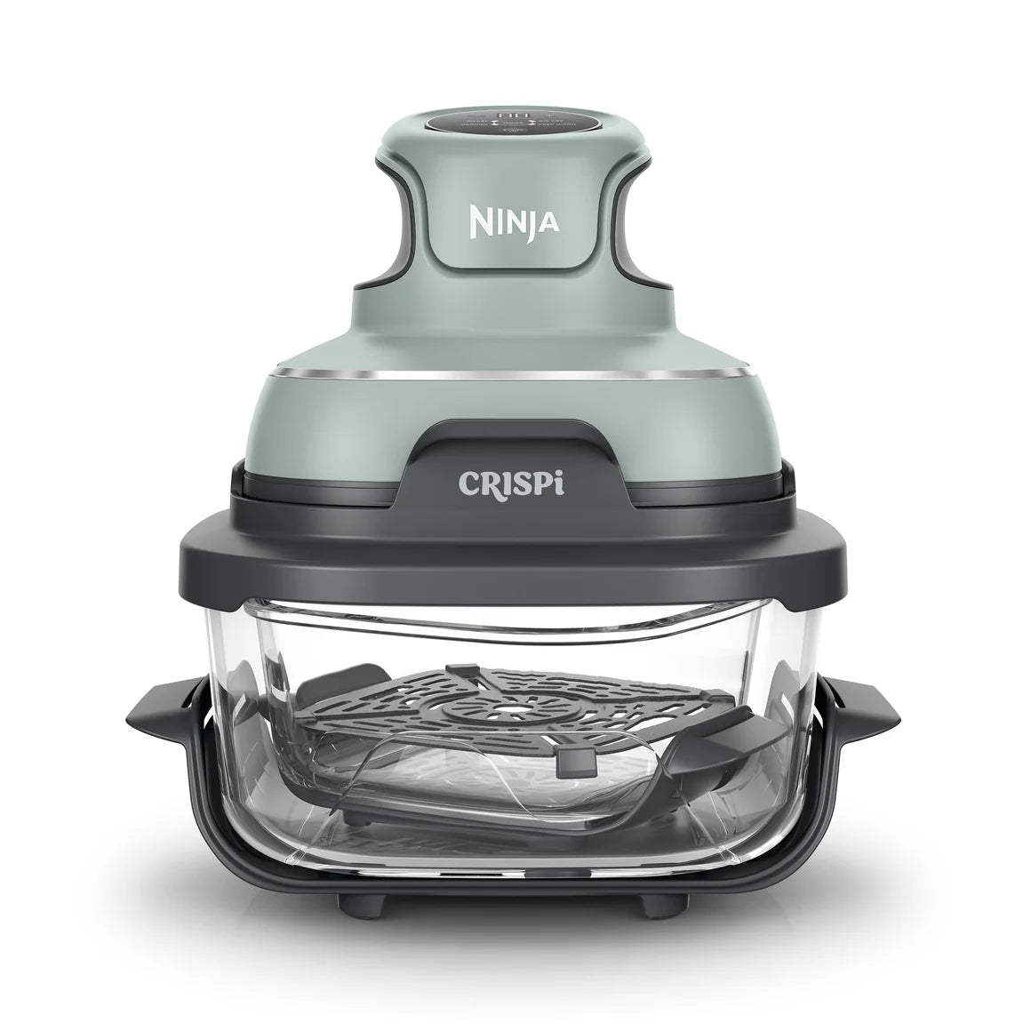 Ninja CRISPi 4-in-1 Taşınabilir Cam Hazneli Pişirme Sistemi - Sage Green FN101EUSG