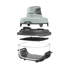 Ninja CRISPi 4-in-1 Taşınabilir Cam Hazneli Pişirme Sistemi - Sage Green FN101EUSG