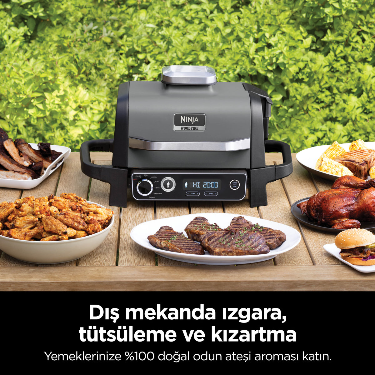 Ninja Woodfire Elektrikli Barbekü Grill & Smoker