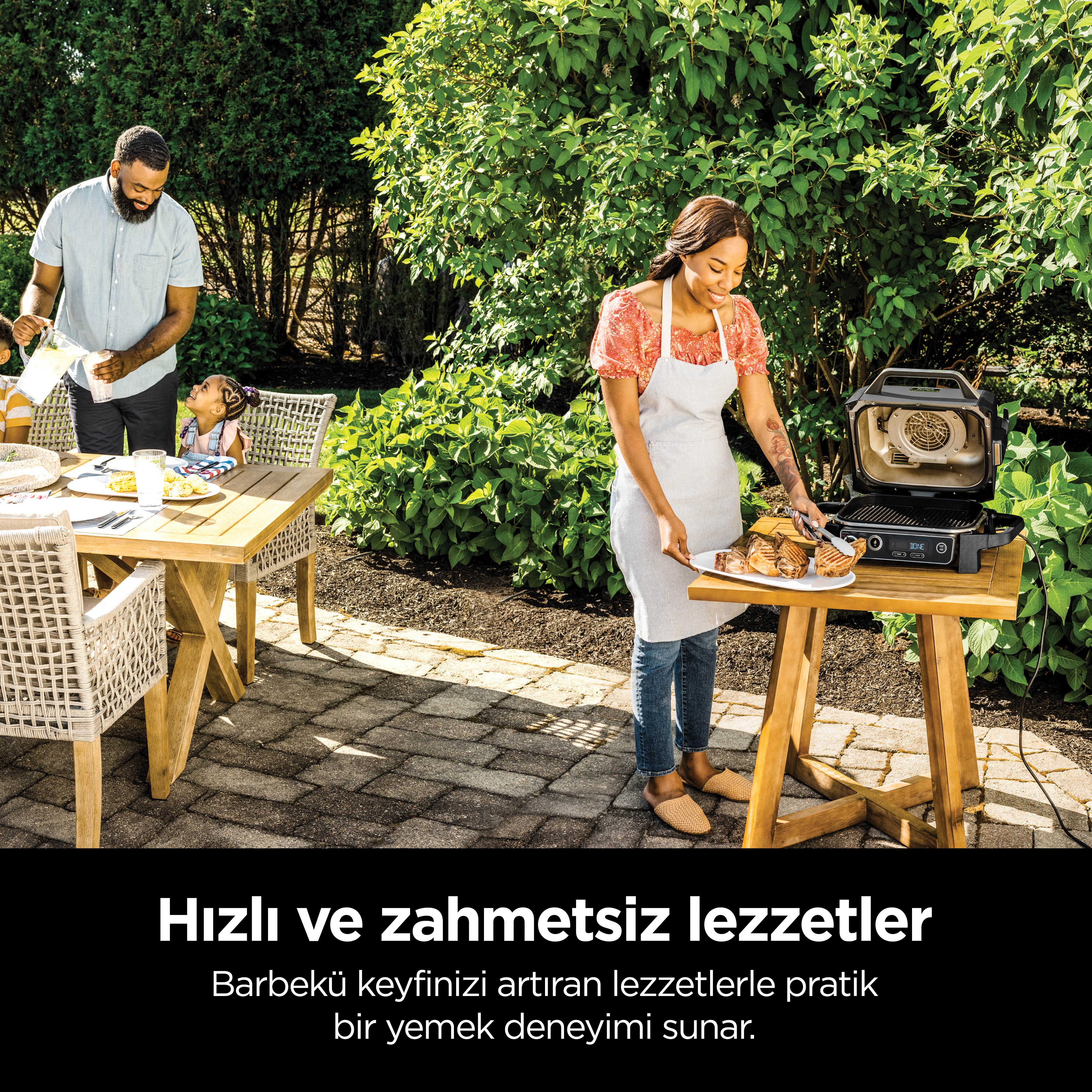 Ninja Woodfire Elektrikli Barbekü Grill & Smoker | Jumbo