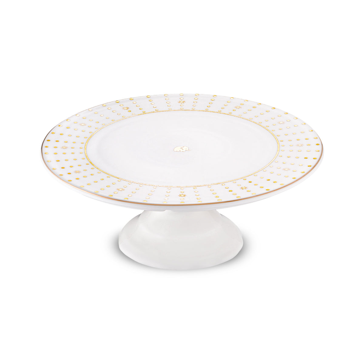Jumbo Navy Gold Ayaklı Kek Standı 25 cm