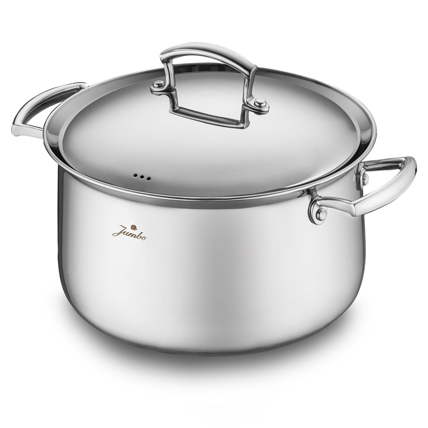 Jumbo Flame 5PLY 8 Parça İndüksiyon Tabanlı Çelik Tencere Seti