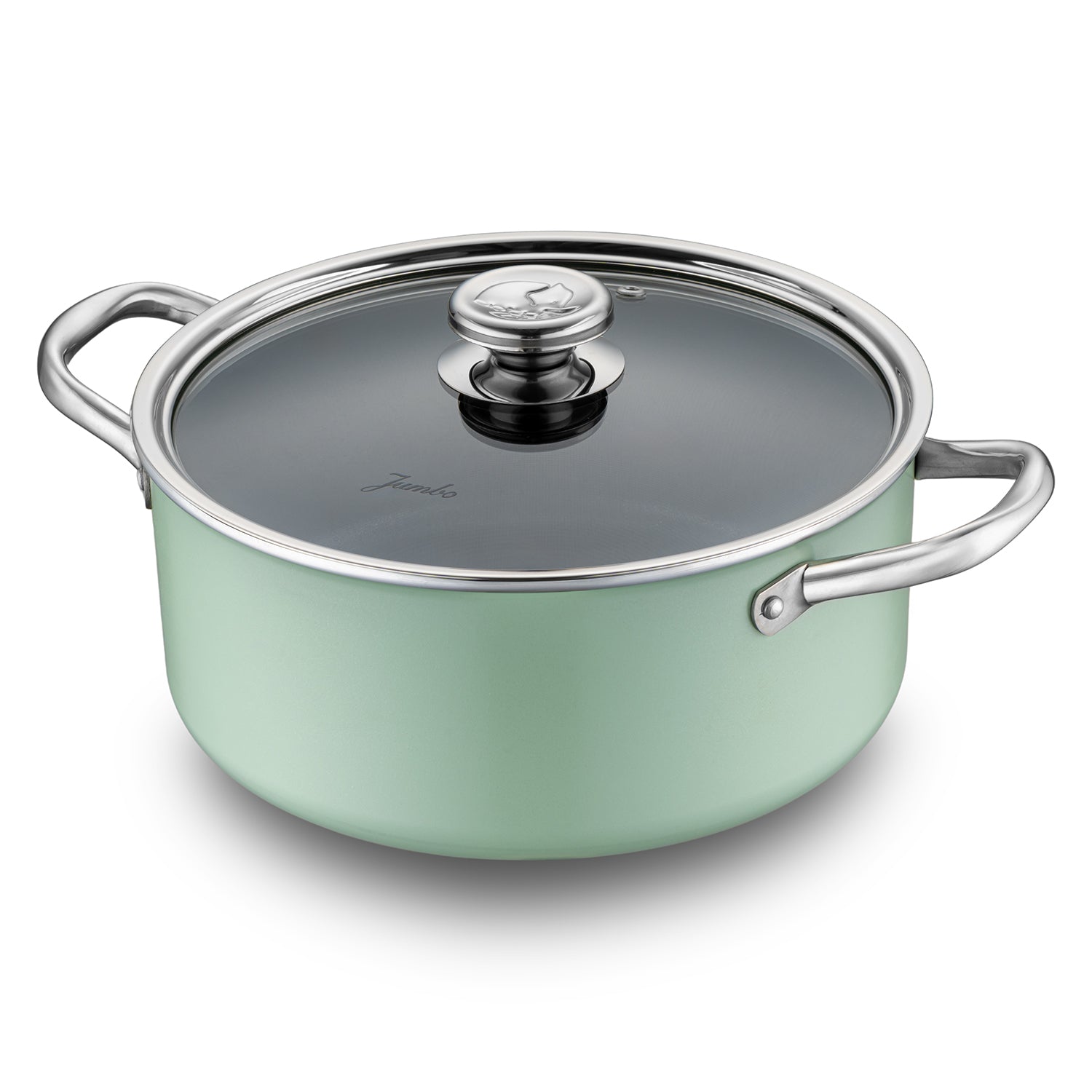 Jumbo Mint Green 7 Parça Granit Tencere Seti