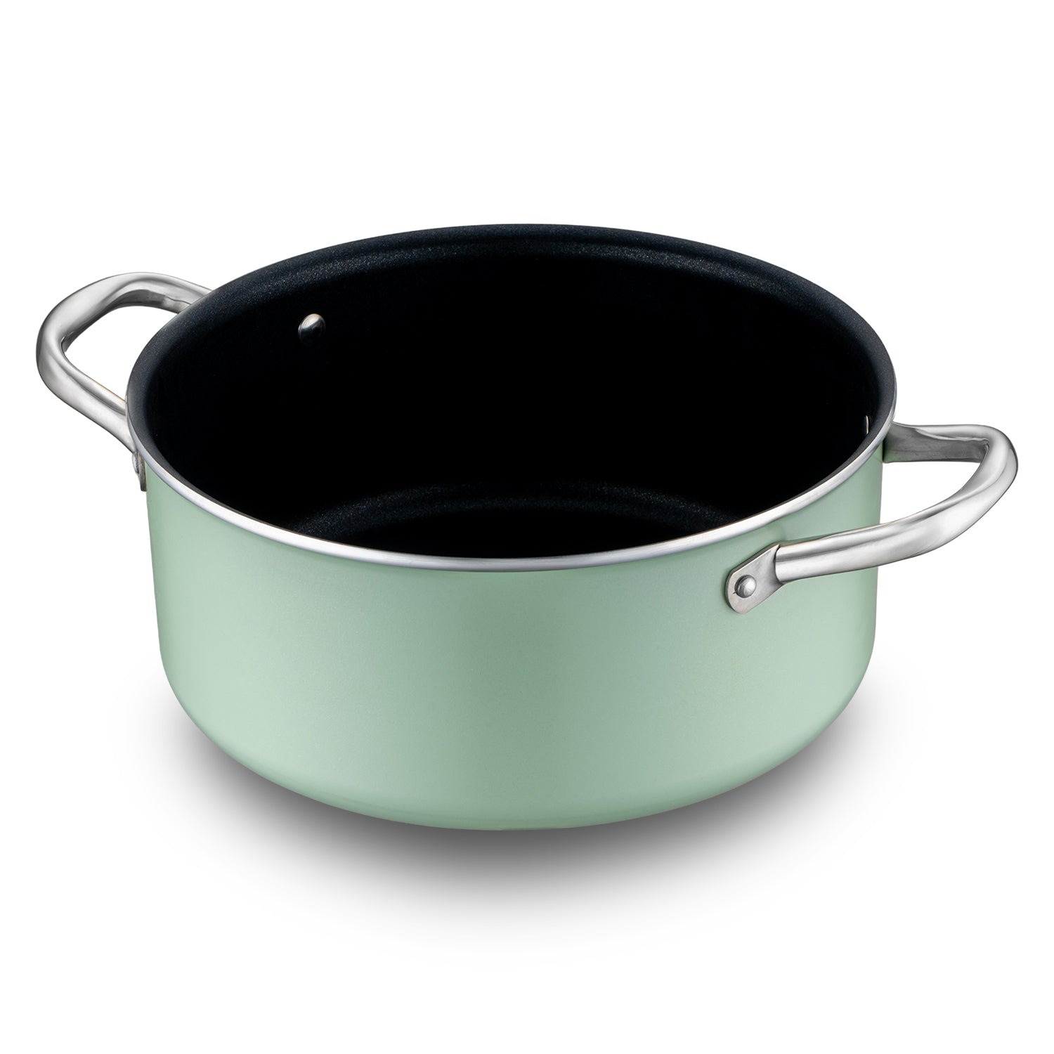 Jumbo Mint Green 7 Parça Granit Tencere Seti