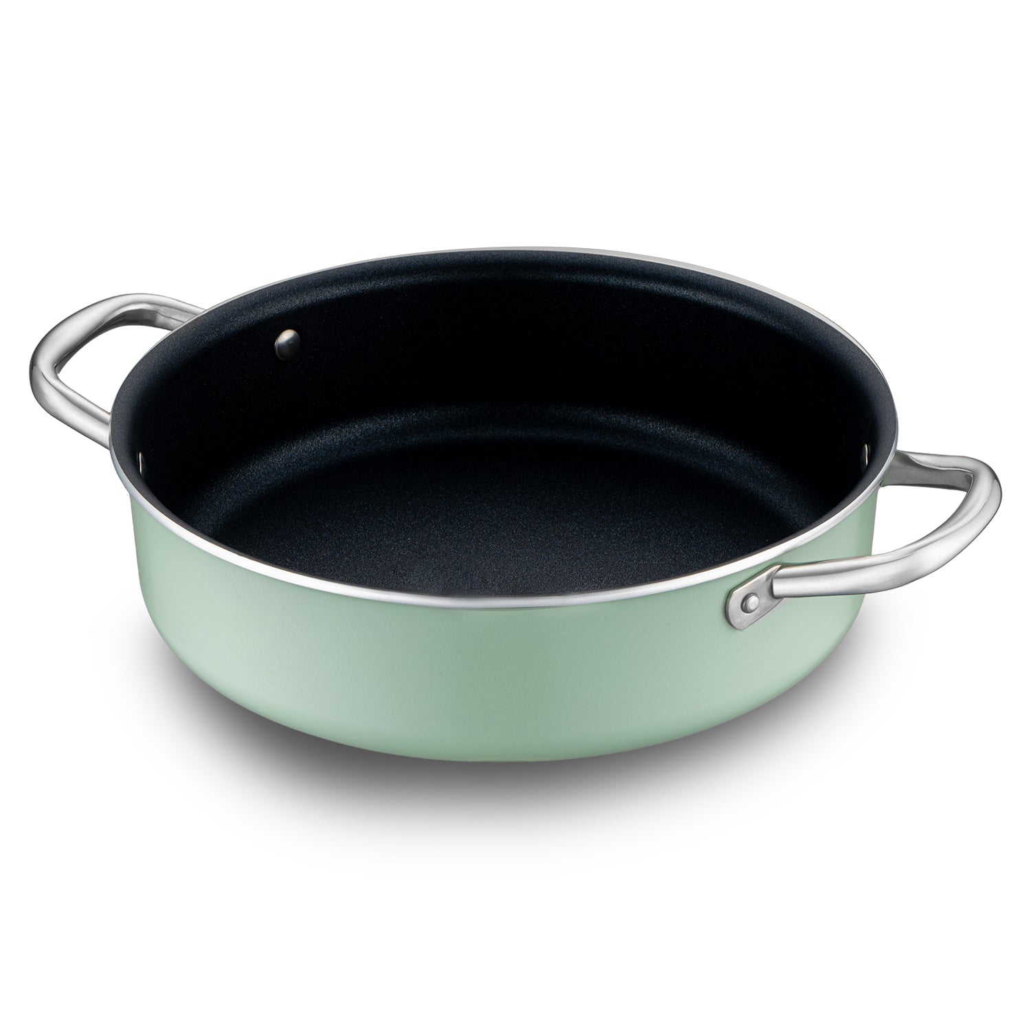 Jumbo Mint Green 7 Parça Granit Tencere Seti