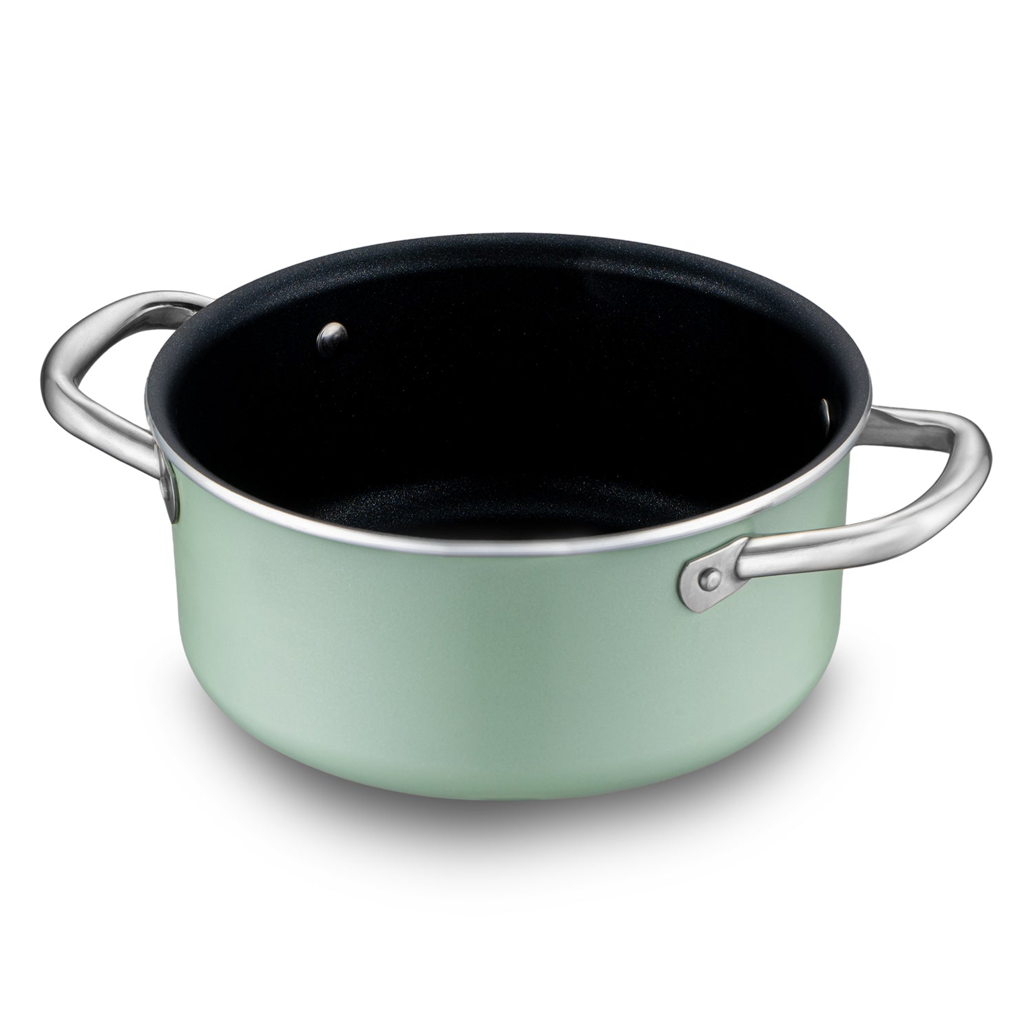 Jumbo Mint Green 7 Parça Granit Tencere Seti