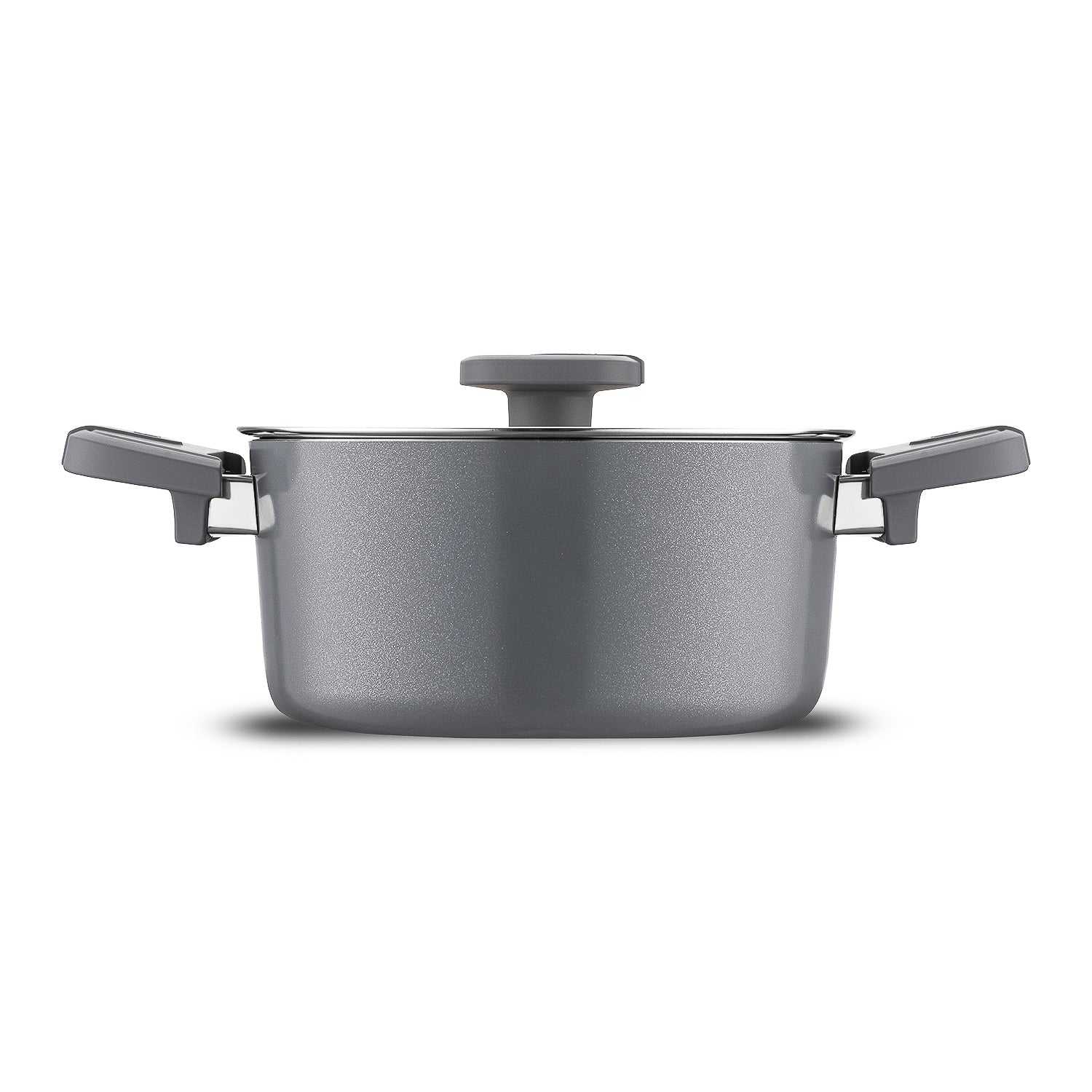 Jumbo Swiss Crystal Grey 5 Parça Tencere Seti