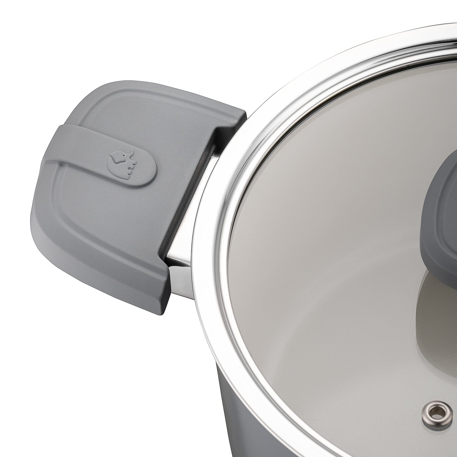 Jumbo Swiss Crystal Grey 7 Parça Tencere Seti